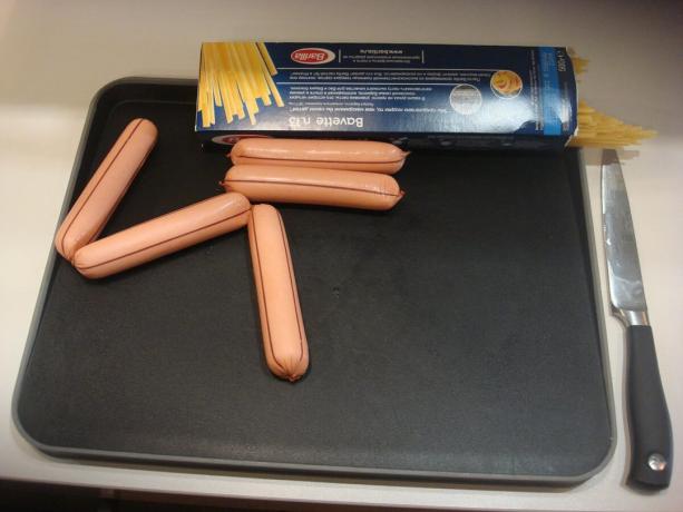 Gambar yang diambil oleh penulis (pasta, hot dog)