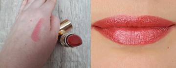 Lipstik untuk 200 rubel dari Lux Visage, kualitas yang mengaku menjadi mewah