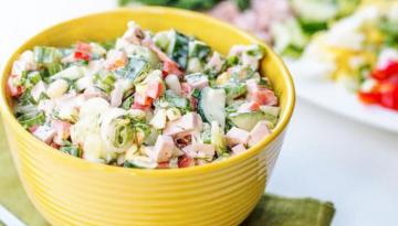 Kepiting Salad "HRUM-mengunyah." Ini tersapu dari meja harfiah dalam 5 menit!