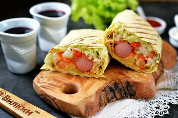 Hot dog di lavash