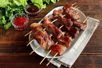 Pork shashlik