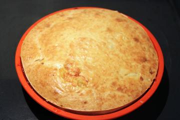 Pie ikan dengan cambuk up (dari kaleng)