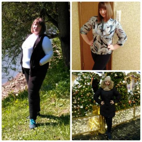 Ini adalah perubahan dengan saya selama 9 bulan minus 35,5 kg kelebihan berat badan!