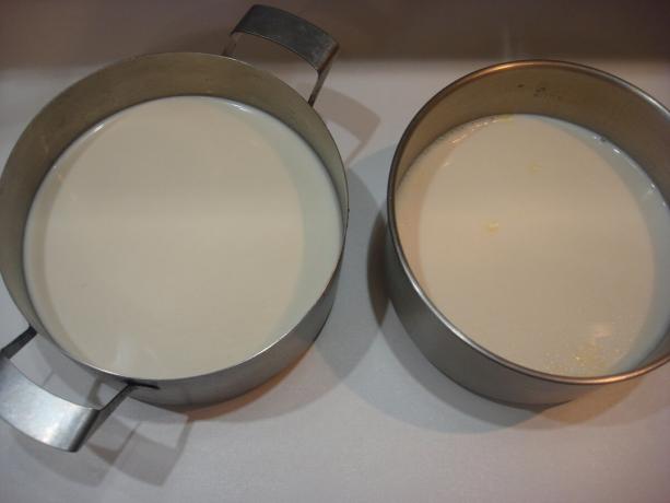 Gambar yang diambil oleh penulis (susu langsung dari termos di sebelah kiri dari pressure cooker)