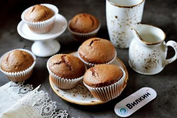 Muffin coklat dengan kefir