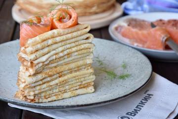 Pancake ragi dengan susu