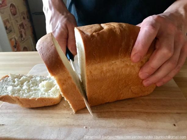 Sepotong roti ketebalan ideal 2 cm.