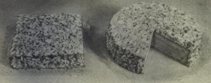 Kue Hadiah. Foto dari buku "Produksi kue dan kue," 1976 