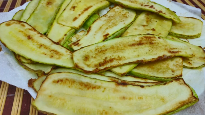 Zucchini dalam wajan