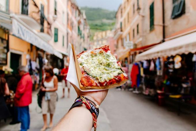 Wisata dengan makanan ringan di Florence.